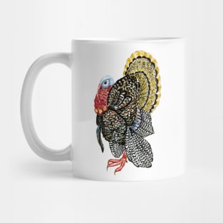 Turkey bird art Mug